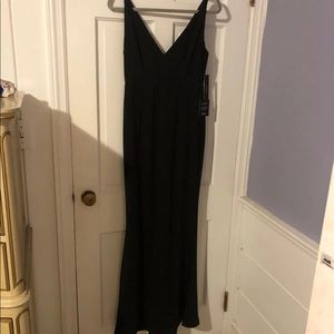 Black fancy maxi dress